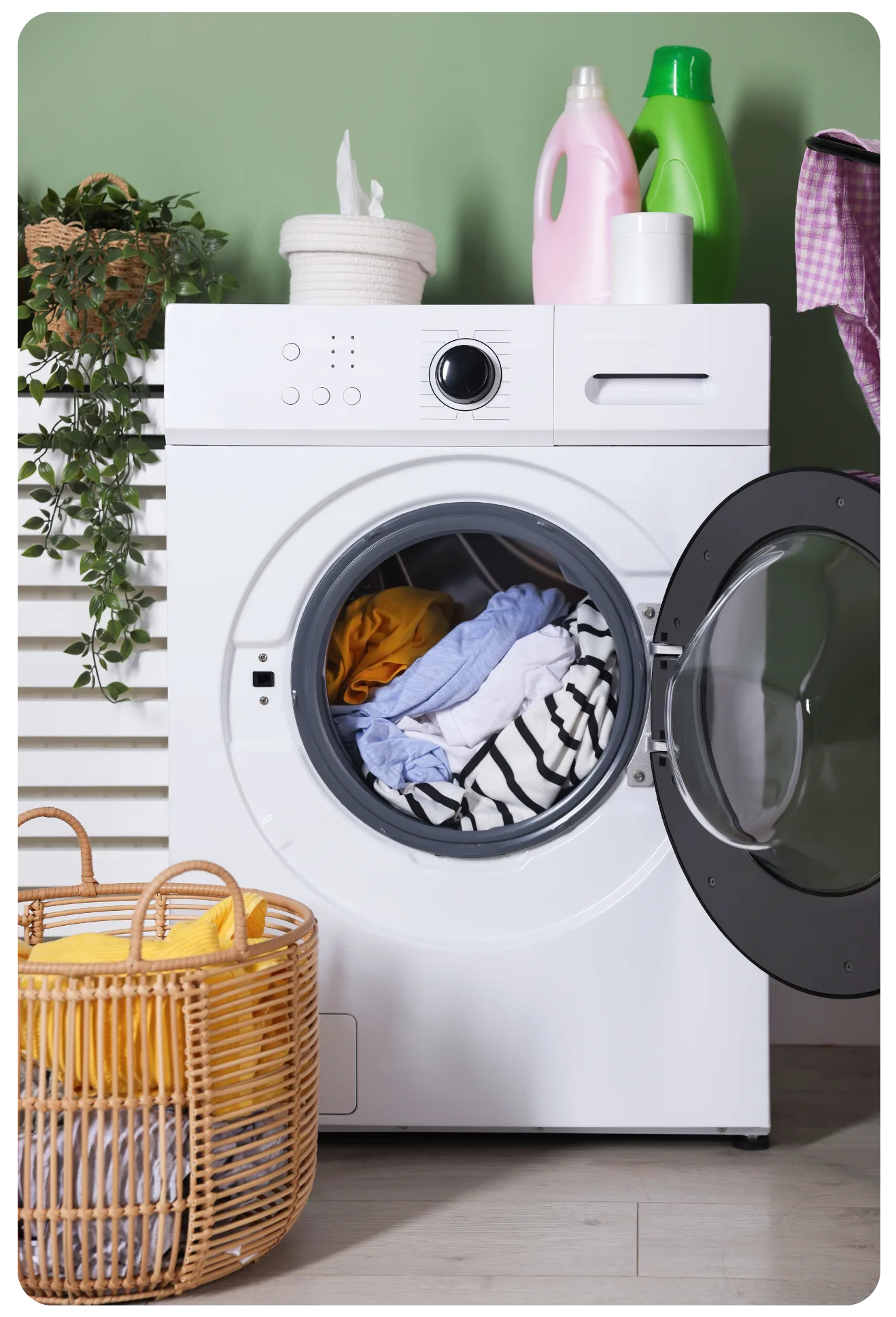 Clean washing machine